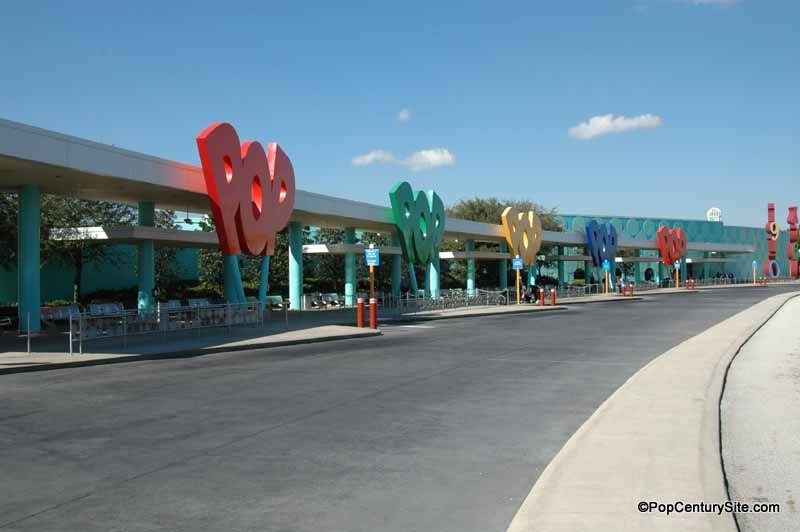 Bus Stops at Pop Century